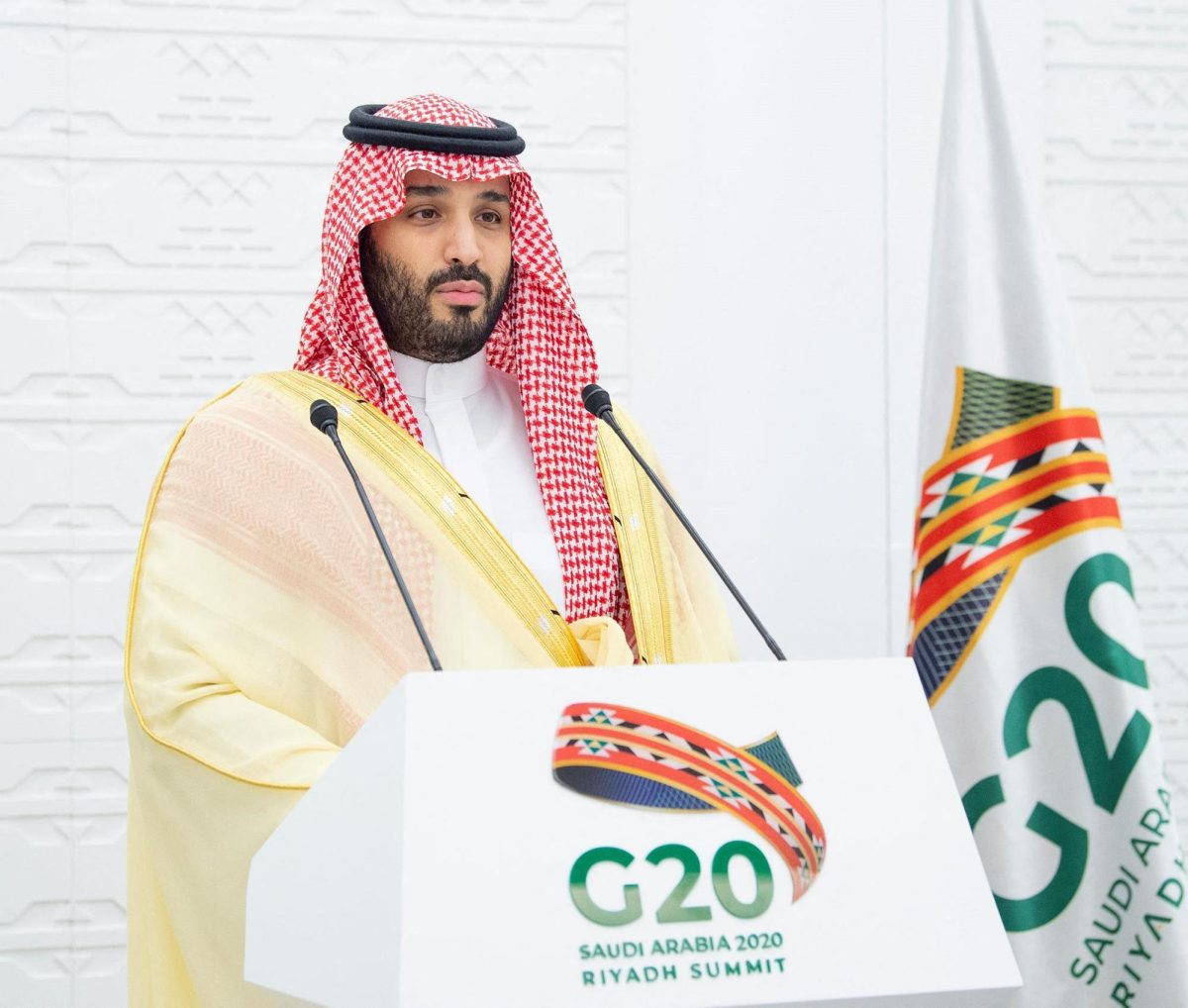 Saudi+Crown+Prince+Mohammed+bin+Salman+during+a+news+conference+at+the+closing+of+the+G20+virtual+summit%2C+in+the+capital+Riyadh%2C+Saudi+Arabia%2C+on+Nov.+22%2C+2020.+%28Balkis+Press%2FAbaca+Press%2FTNS%29+