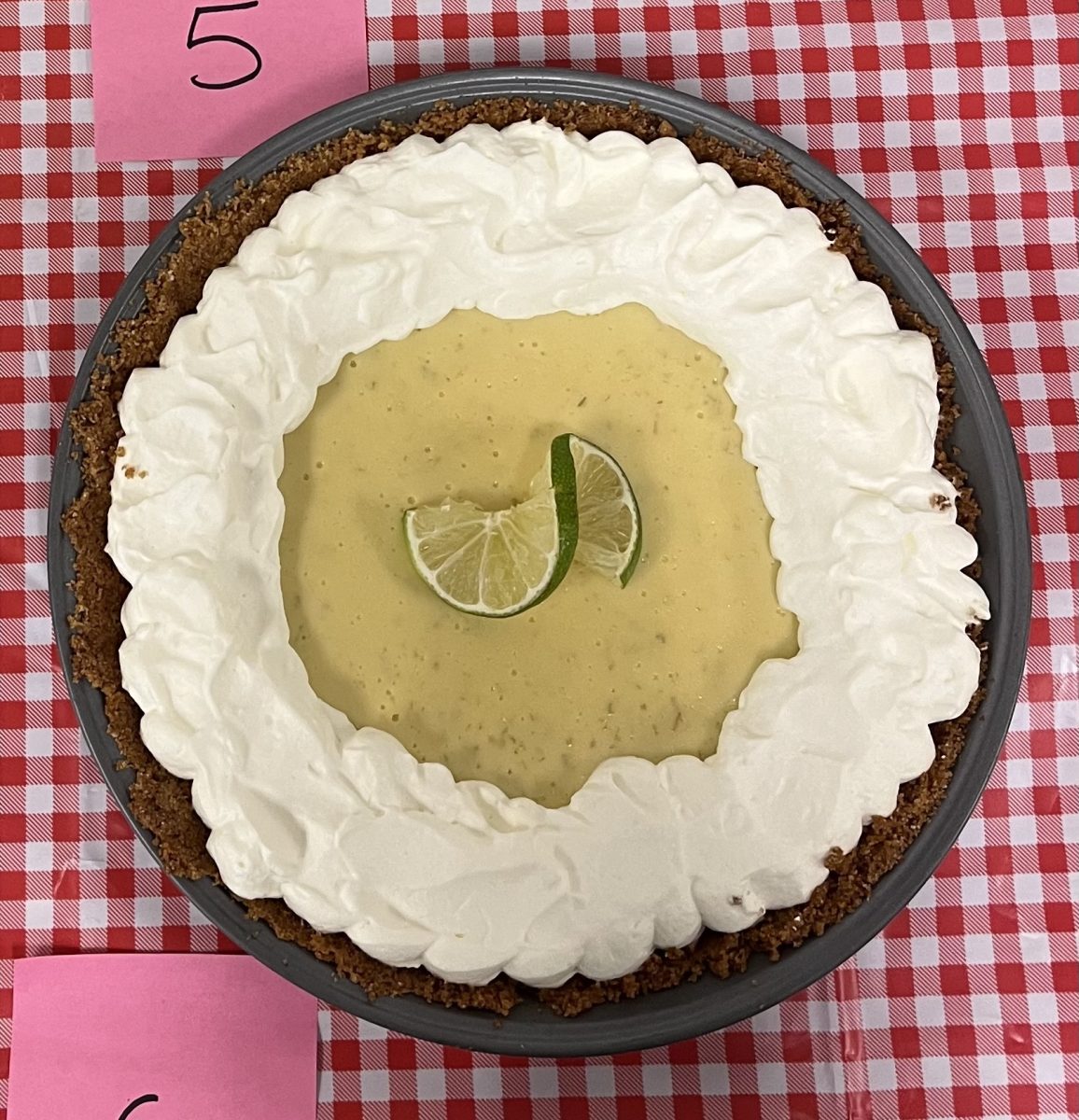 The winning pie from The Forum's first annual Pie Competition.