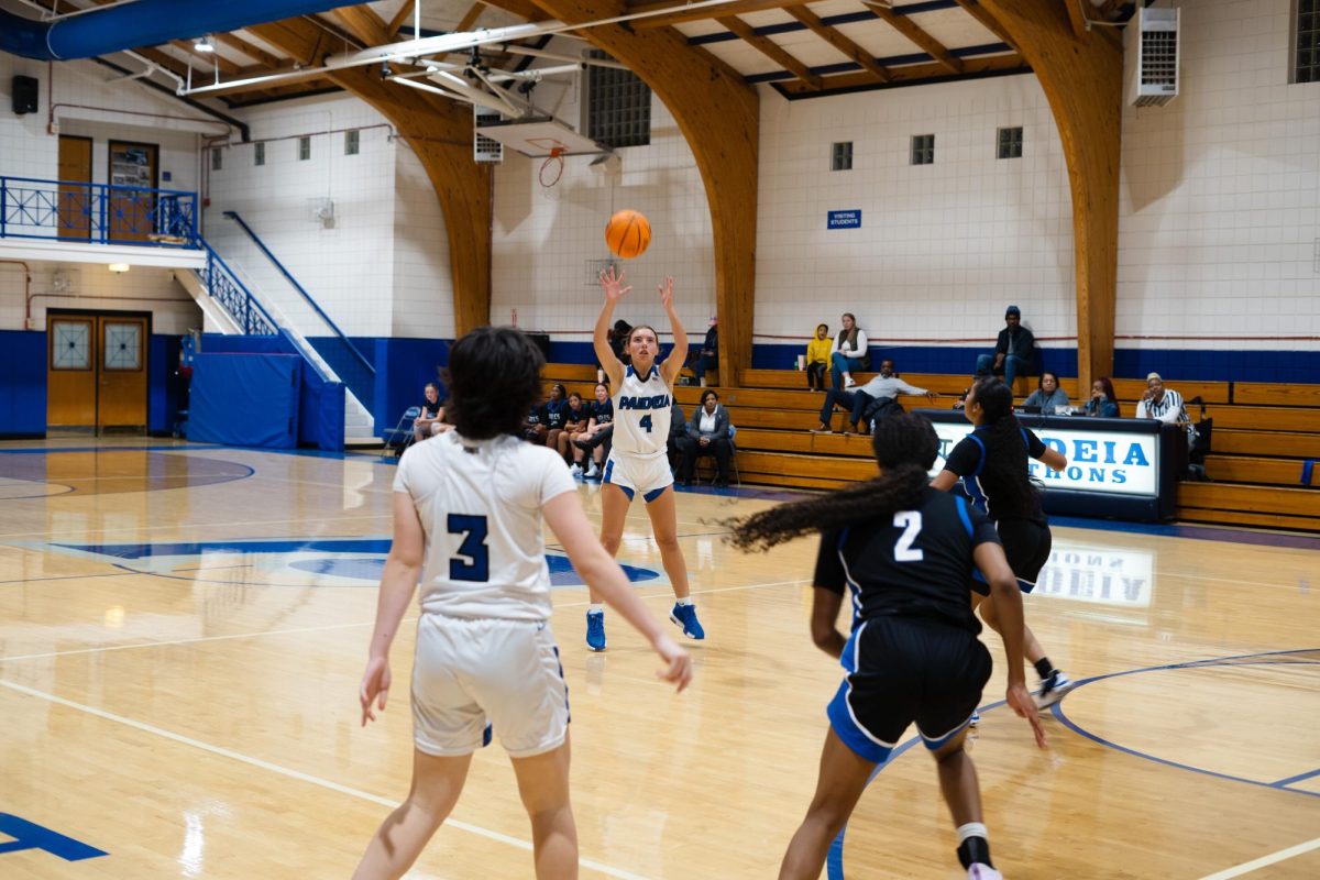 Elle “Rose” to the occasion, working hard in a recent game against Mount Paran.
Courtesy of William Rudolph