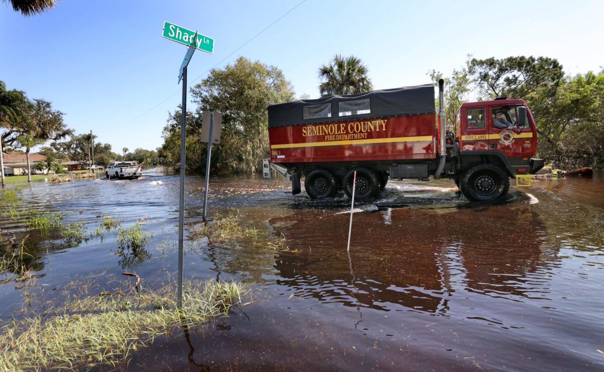 One of Trump‘s key points this election has been his policy of repealing Biden’s policies, and with that comes the repealing of climate action laws.
Photo by Joe Burbank/Orlando Sentinel/TNS