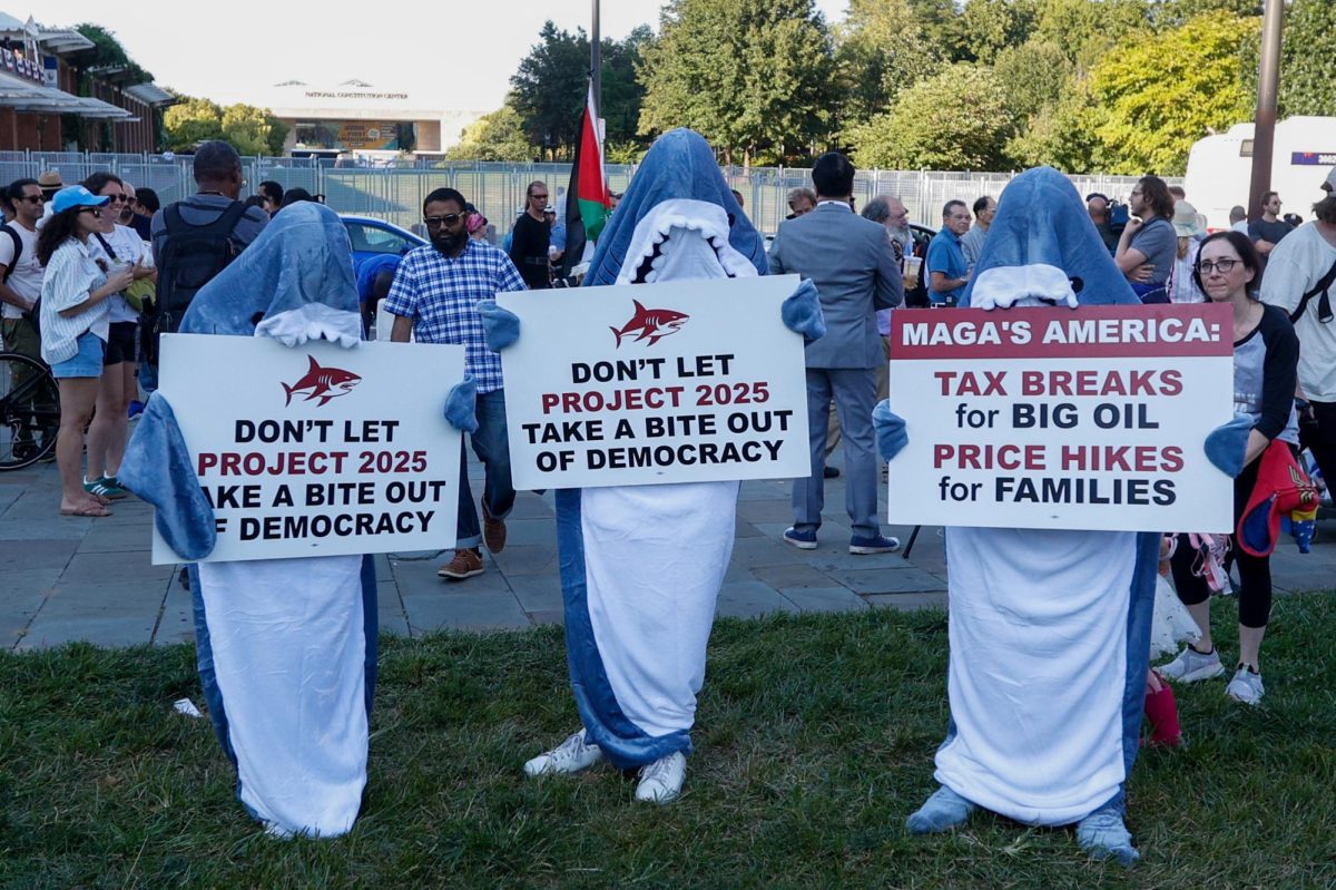 Despite protests from the left, proponents of Project 2025 are hoping Trump will carry out the plan‘s policies.
Photo by Steven M. Falk/The Philadelphia Inquirer