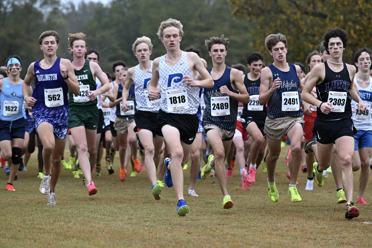 The Walton-Scott twins led the pack neck and neck.
Courtesy of Dan McCauley