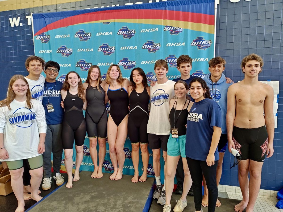 The swim team made waves at the state meet.
Courtesy of Tom Jurczack