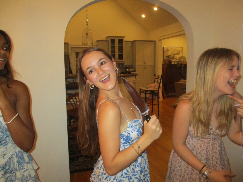 Sara sharpens her tongue at her 17th birthday party. 